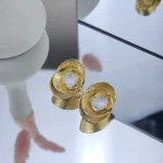 Catherine Bijoux Σκουλαρίκια 5381F White