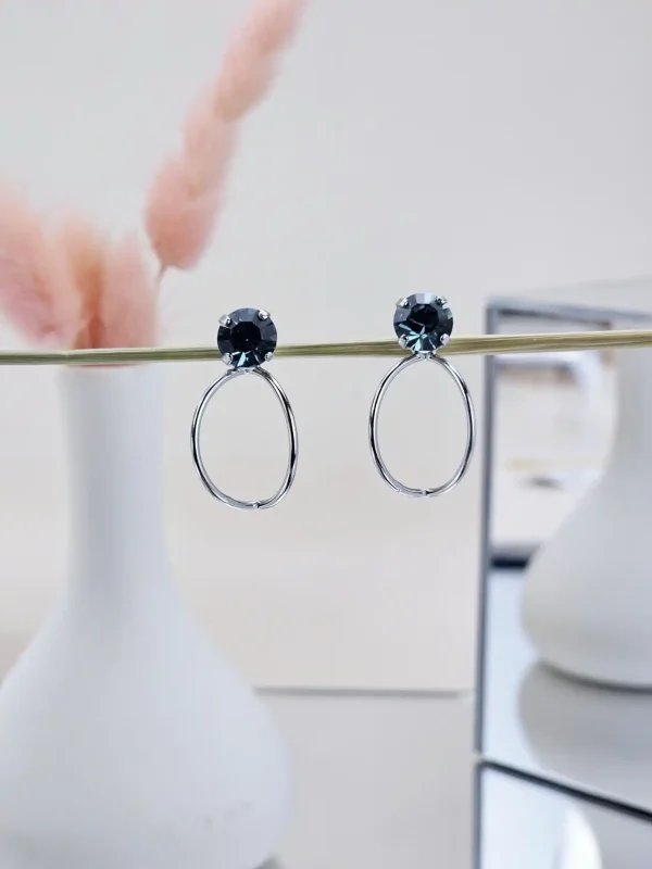 Catherine Bijoux Σκουλαρίκια 5402F Light Blue