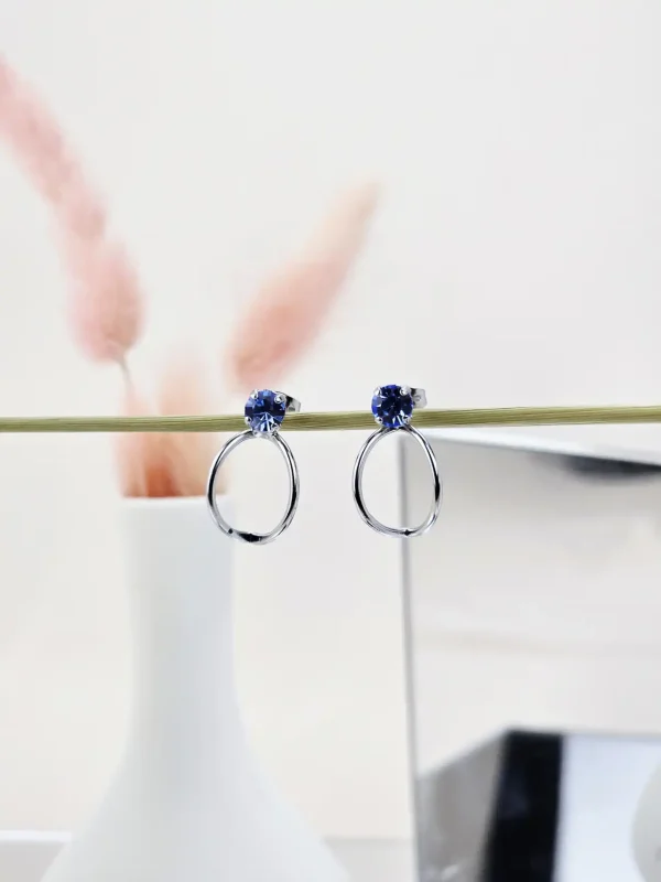 Catherine Bijoux Σκουλαρίκια 5403F Light Blue