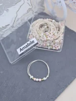 Μαρτυρικά Βάπτισης Βραχιόλι Amabile B08 Ροζ 50 Tεμάχια - Image 2