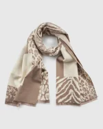 ΓΥΝΑΙΚΕΙΟ ΚΑΣΚΟΛ VERDE 06-1344 ANIMAL PRINT ΜΠΕΖ