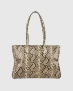 ΓΥΝΑΙΚΕΙΑ ΤΣΑΝΤΑ ΩΜΟΥ VERDE 16-8239 ANIMAL PRINT ΜΠΕΖ