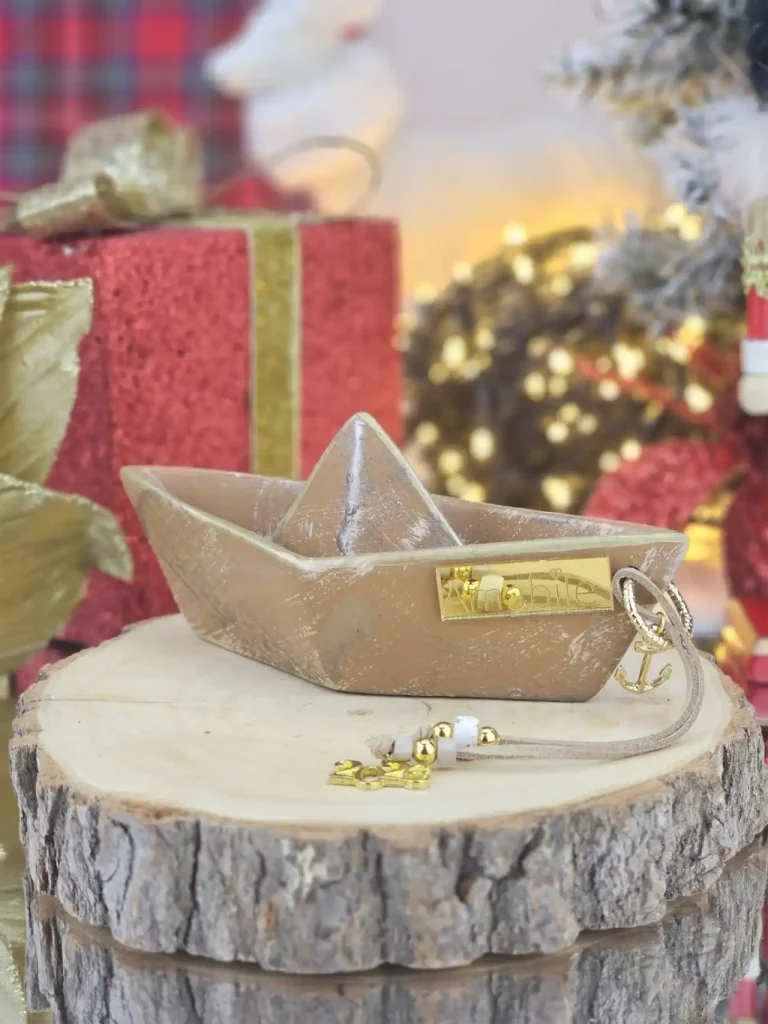 Διακοσμητικό Γούρι Κεραμικό Καράβι Κάμελ