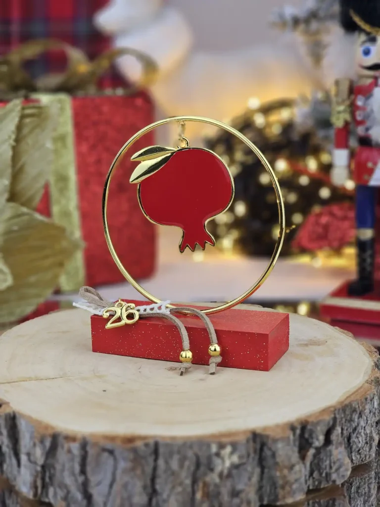 Διακοσμητικό Γούρι Circle Σταντ S Κόκκινο