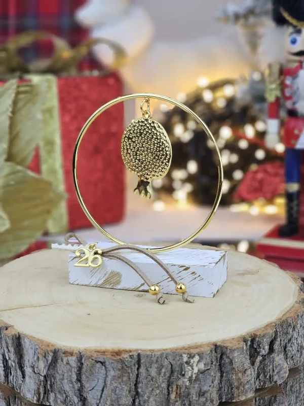 Διακοσμητικό Γούρι Circle Σταντ S Λευκό