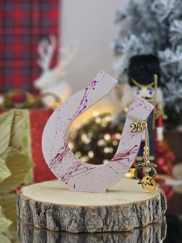 Διακοσμητικό Γούρι Πέταλο Πούδρα