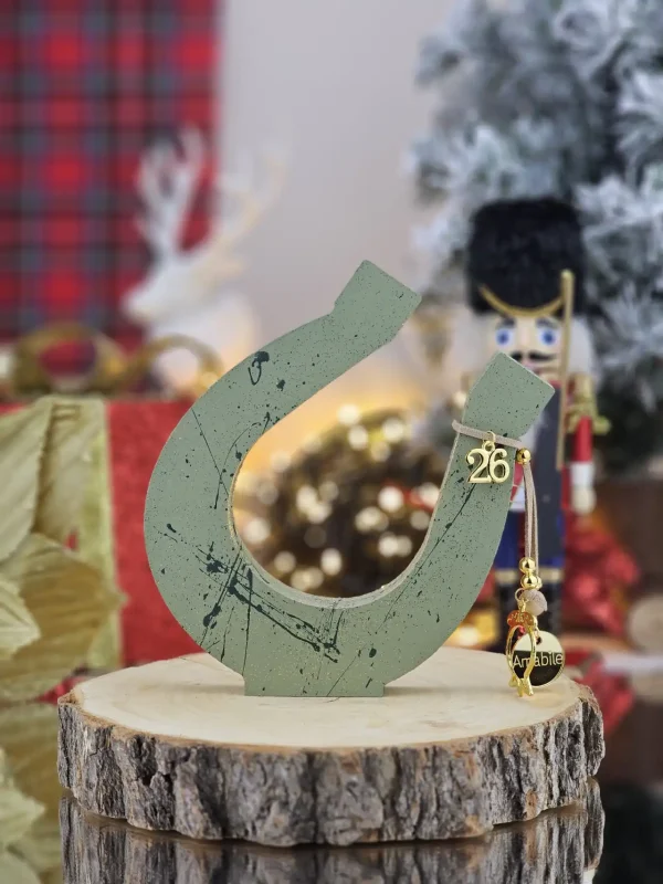 Διακοσμητικό Γούρι Πέταλο Χακί