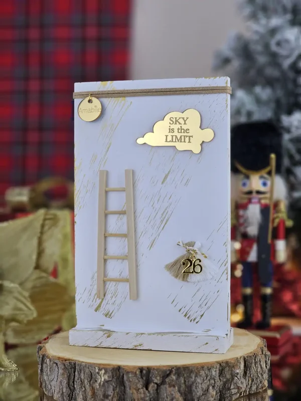 Διακοσμητικό Γούρι Sky is the Limit Λευκό