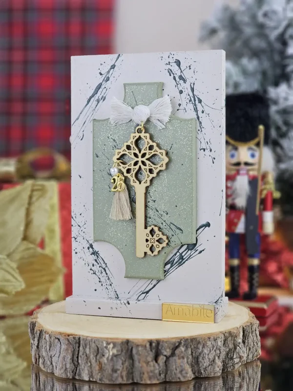 Διακοσμητικό Γούρι Unlock your Luck Γκρεζ