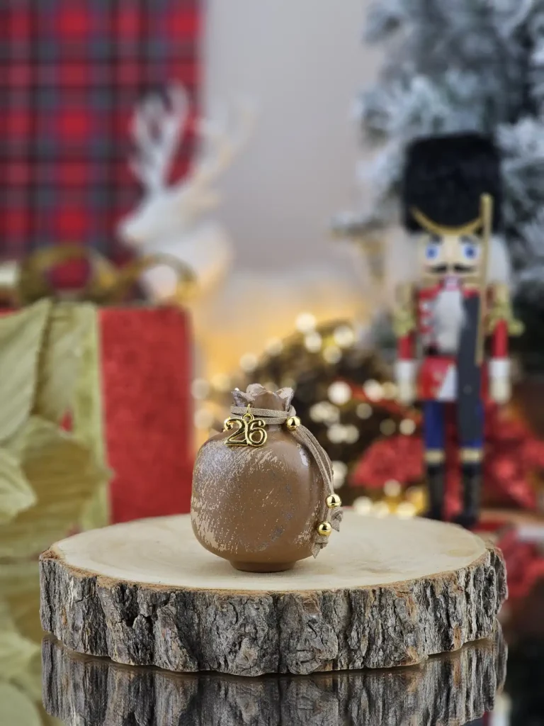 Διακοσμητικό Γούρι Ρόδι Mini Κάμελ