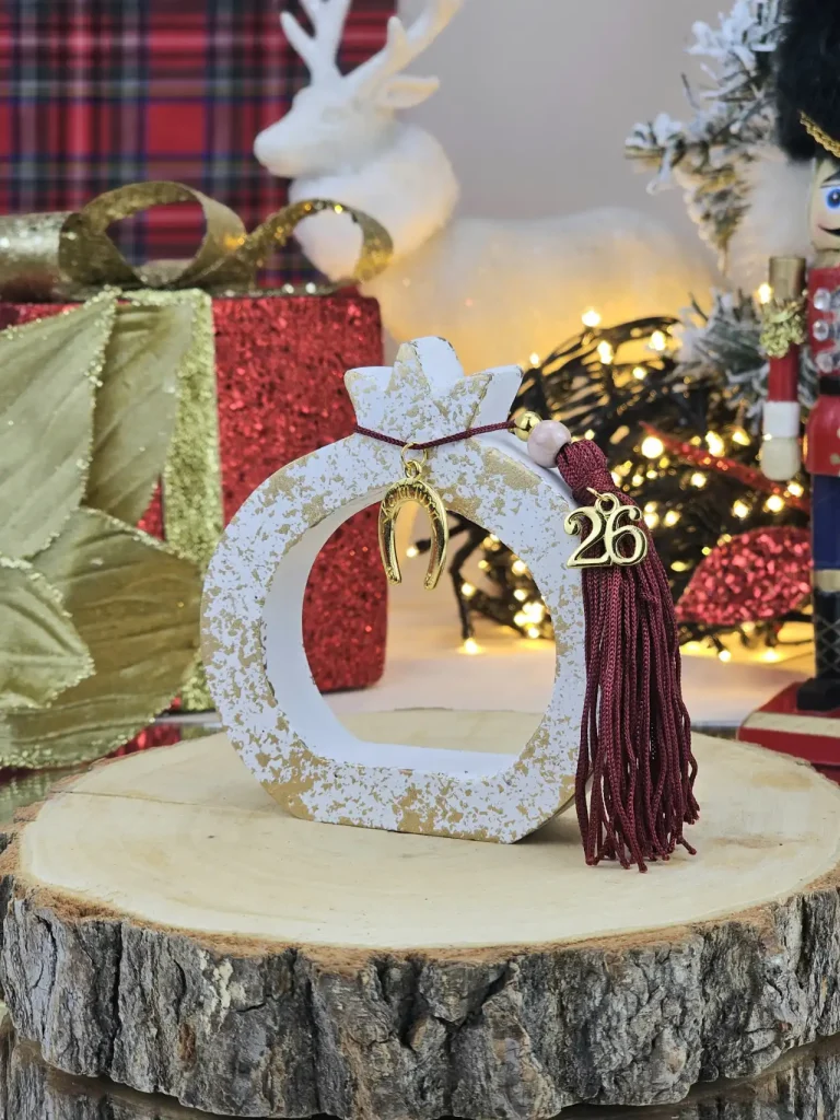 Διακοσμητικό Γούρι Κεραμικό Ρόδι S