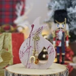 Διακοσμητικό Γούρι Ξύλινο Ρόδι Πούδρα