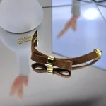 Γυναικείο Βραχιόλι Bow in Camel