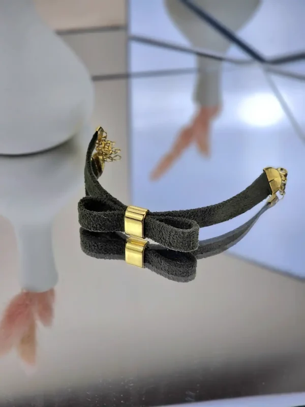 Γυναικείο Βραχιόλι Bow in Khaki