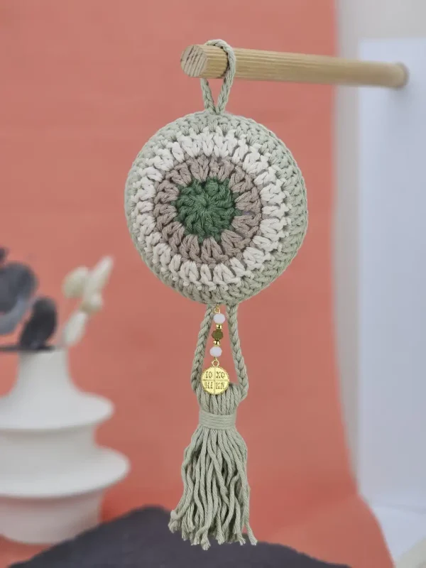 Γούρι Νεογέννητου Πλεκτό Μάτι Πεύκο